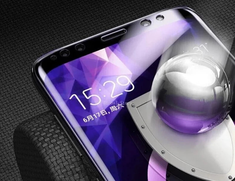 Película De Proteção de Vidro Temperado para Samsung Galaxy S21 Ultra, S20 Plus, S23, S22 - 2 und.
